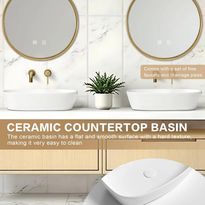 64” - 84” Floating Bathroom Vanity Includes Log Cabinet Modular Design