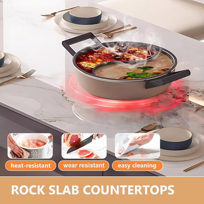 87” Retractable Grey Kitchen Island Includes Drawer Under Tabletop (No Chair)