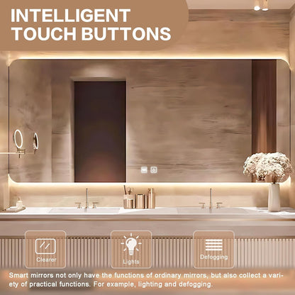60'' Luxurious Bathroom Vanity with Sinks&Open Storage Rack
