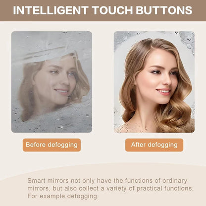 40” – 72” Light Luxury Bathroom Vanity with Sensor Light and Glass Door Side Cabinet