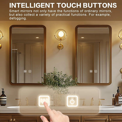 68” - 96” Modern Simple Bathroom Vanity Includes Rectangle Mirrors