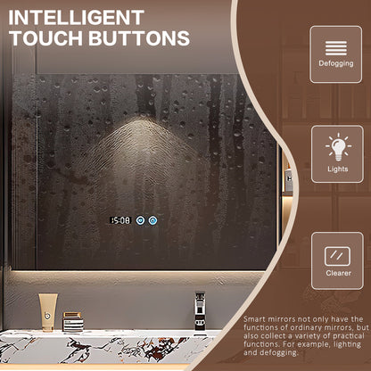 44"- 64" Luxury Modern Bathroom Vanity with Mirrored Sideboards Sinks