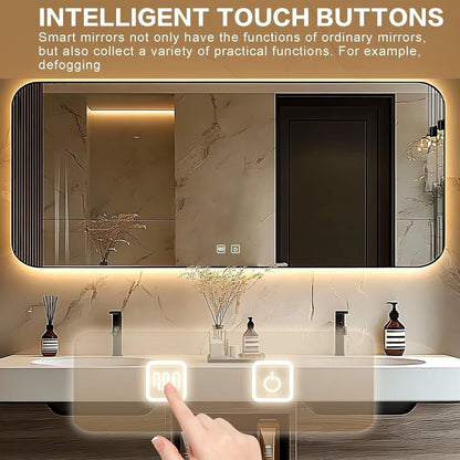 60” - 78” Light Luxury Bathroom Vanity Includes Brown Textured Cabinet