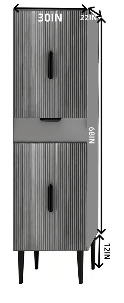 56‘’-72‘’ Wall Mounted Double Sink Bathroom Vanity Set with  Double Intelligent Defogging Mirror