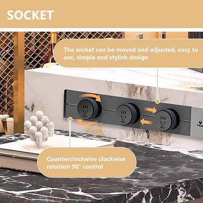 87” - 98” Unique Elegant Kitchen Island Includes Glass Cabinet & Open Lattice (No Chair)