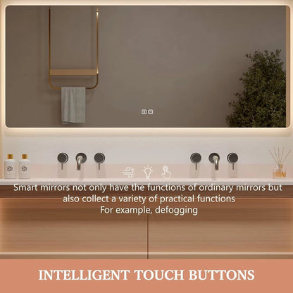 60” - 78” Floating Bathroom Vanity with Modern Simple Design