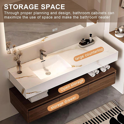 40” – 72” Medieval Bathroom Vanity Includes Split Design & Solid Wood Cabinet