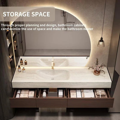 56” - 68” Modern Exquisite Bathroom Vanity Includes Modular Combination Design