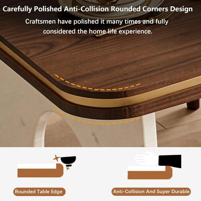 75” Brown Simple Kitchen Island Equipped Socket Setup & Built-in Storage Space