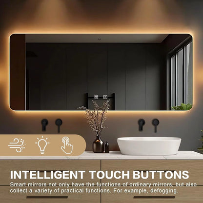 60” - 78” Wall-Mount Vanity Includes Modern Floating Design