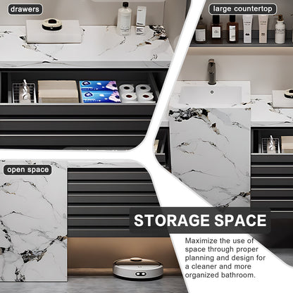 36“-80” Modern stylish bath vanity big smart mirror