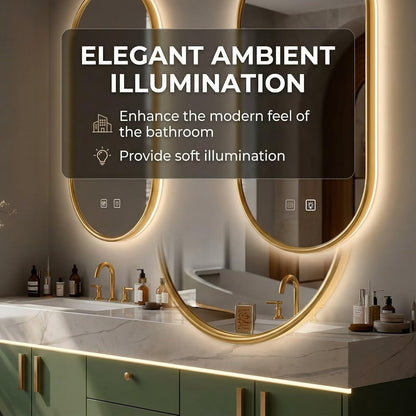 60"-96"Modern Green Bathroom Vanity with Double Sinks & Soft-Close Storage Drawers