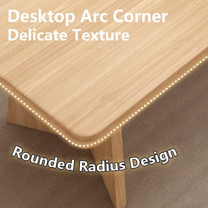 62“-78”Modern Light Wood Dining Table, Sturdy Base, for Home Dining Room & Restaurant Use