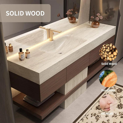 56” - 68” Modern Exquisite Bathroom Vanity Includes Modular Combination Design
