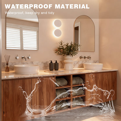 60“ - 78” Luxury Wooden Double Basin Bathroom vanity