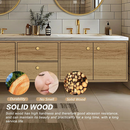 60” - 96” Elegant Cozy Bathroom Vanity with Oval Smart Lighting Mirrors