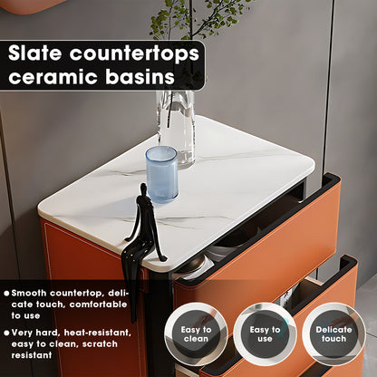 Orange Drawer Dresser Closet Island