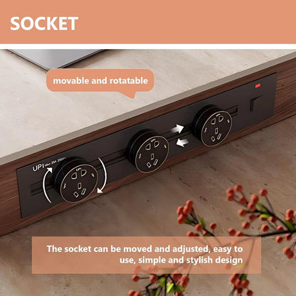 81” - 87” Spacious Natural Kitchen Island Includes Multi-Shape Tabletop (No Chair)