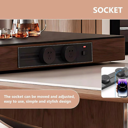 83” - 98” Modern Luxury Kitchen Island Includes Unique Base Design (No Chair)