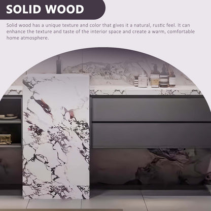 48"- 68" Single Basin And Grey Solid Wood Cabinet With Led Lighting Smart Mirror