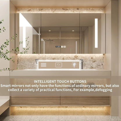 60” - 76” Modern Exquisite Bathroom Vanity Includes Log Cabinet & Modular Combination Design