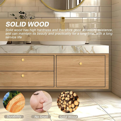 60” - 96” Simple Exquisite Bathroom Vanity Includes Large Capacity Storage Cabinet