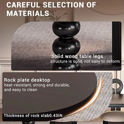 98” - 106” Black Elegant Kitchen Island with Visual Stripe Glass Cabinets Door (No Chair)