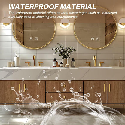 60” - 96” Modern Bathroom Vanity Includes Natural Wood Texture Cabinets