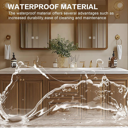 68” - 96” Modern Simple Bathroom Vanity Includes Rectangle Mirrors