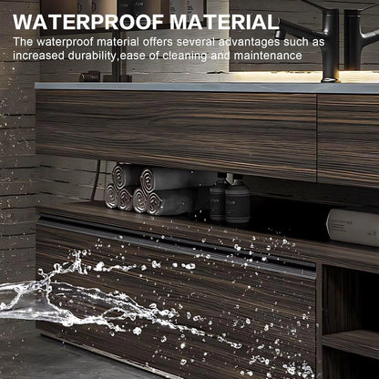 40” – 60” Modern Bathroom Vanity Includes Solid Wood Drawer Storage Cabinet