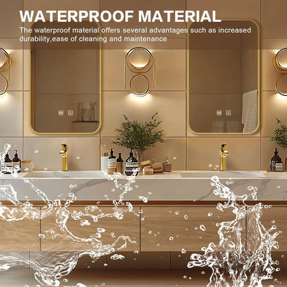 64” - 96” Modern French Bathroom Vanity Includes Integrated Sink