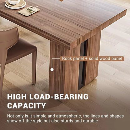 94” - 102” Log Modern Kitchen Island Includes Visualization and Open Storage (No Chair)