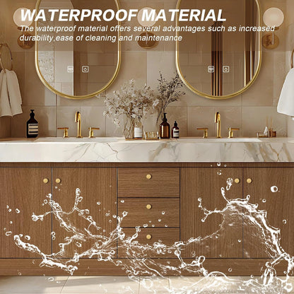 68” - 96” Modern Exquisite Bathroom Vanity with Double Sinks