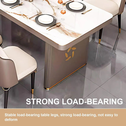 91” - 98” Luxury Flexible Kitchen Island Includes Unique Texture Design & Bottom Pulley (No Chair)