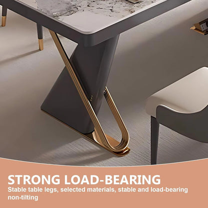 63” - 95” Practical Modern Kitchen Island with Large Storage Space & Trapezoidal Base (No Chair)