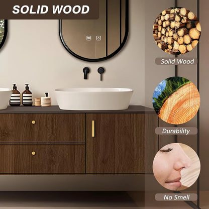 60” - 78” Simple Fashion Bathroom Vanity with Above Counter Sink