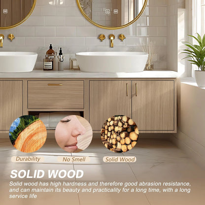 60” – 96” Exquisite Simple Bathroom Vanity Includes Log Cabinet Surface