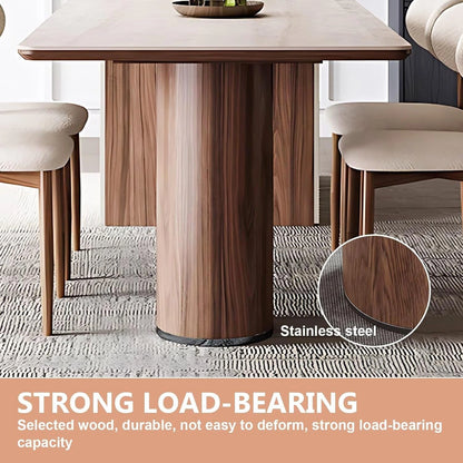 79” - 94” Diagonal Striped Kitchen Island Includes Cylindrical Base (No Chair)