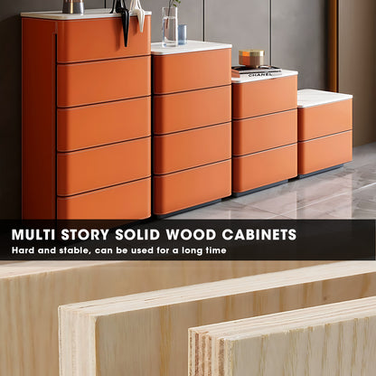 Orange Drawer Dresser Closet Island