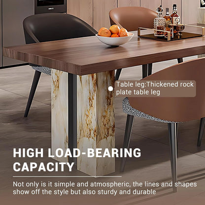 95” - 110” Light Luxury Kitchen Island Include Unique Golden Pattern Design (No Chair)