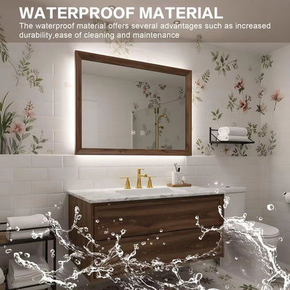 36” - 64” Modern American Bathroom Vanity with Smart Defogging Mirror