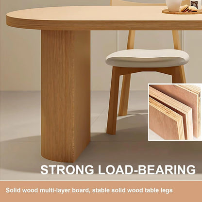 74” - 82” Log Simple Kitchen Island with Pull-Out Cabinets Includes Movable Guide Socket (No Chair)