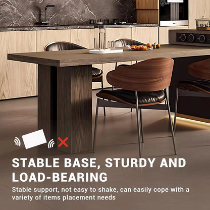 86” - 109” Solid Wood Retro Kitchen Island with Extendable Table with Open Storage Layer (No Chair)