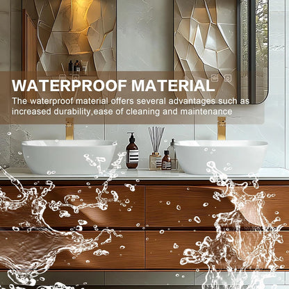 60” - 78” Modern Fashion Bathroom Vanity Includes Wave Texture Design & Thoughtful Details