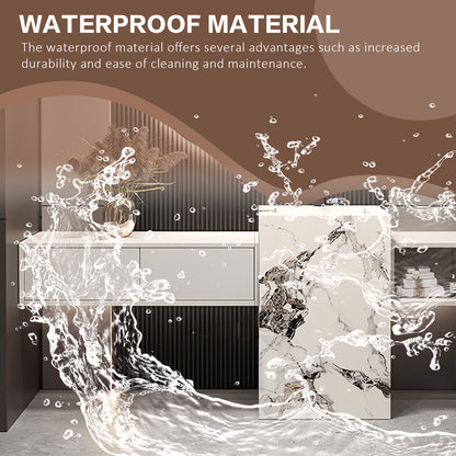 52"- 72" Round Mirror With LED Lighting And White color Single Basin And Sink