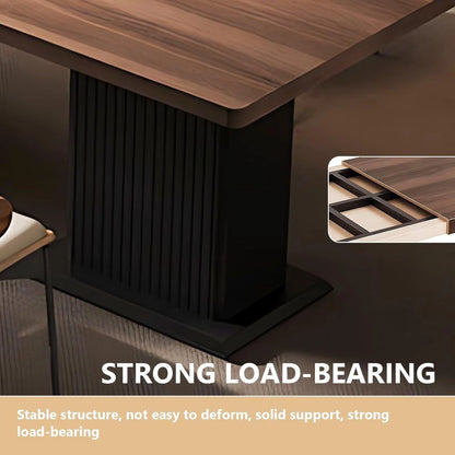 78” - 80” Medieval Log Kitchen Island with Storage Includes Sliding Rail Socket (No Chair)