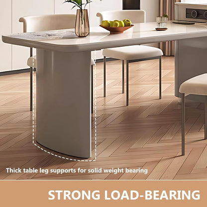 65” - 96” Grey Luxury Kitchen Island Includes Unique Texture Design & Storage Space (No Chair)