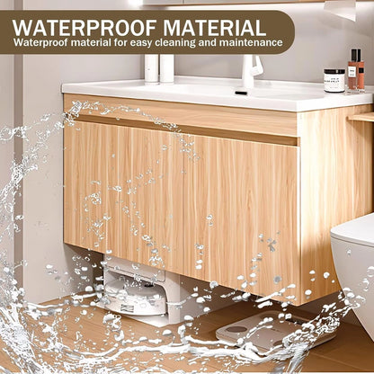 40” - 64” Minimalist Bathroom Vanity Includes Triple Drawers