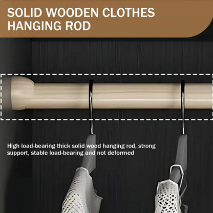 24‘’-94‘’ Modern Wardrobe Includes Transparent and Spacious Storage Space