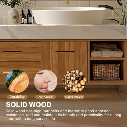 68” - 96” Simple Practical Bathroom Vanities with Exquisite Handle